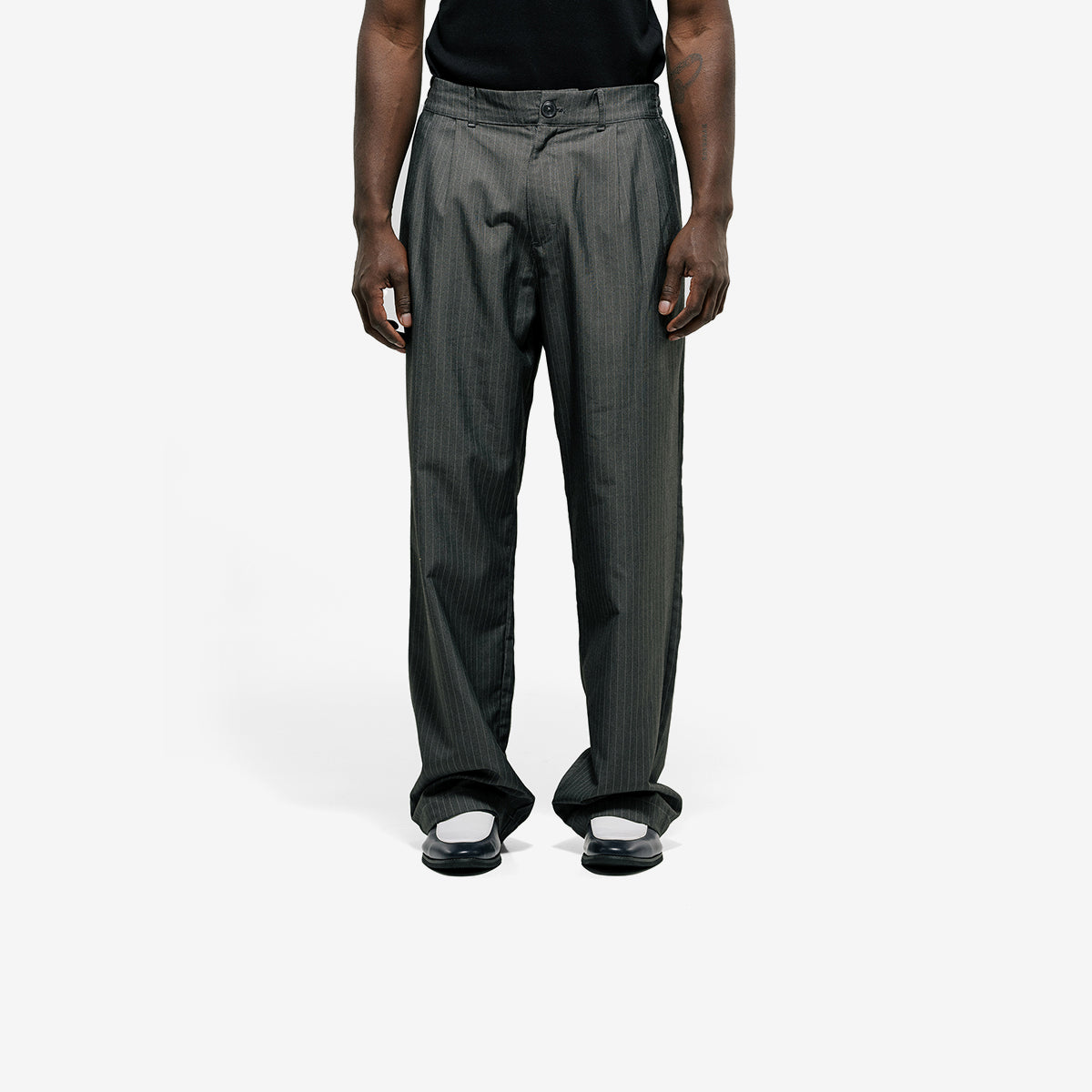 Monoic Trouser a rayas ‘Gris Ratón'